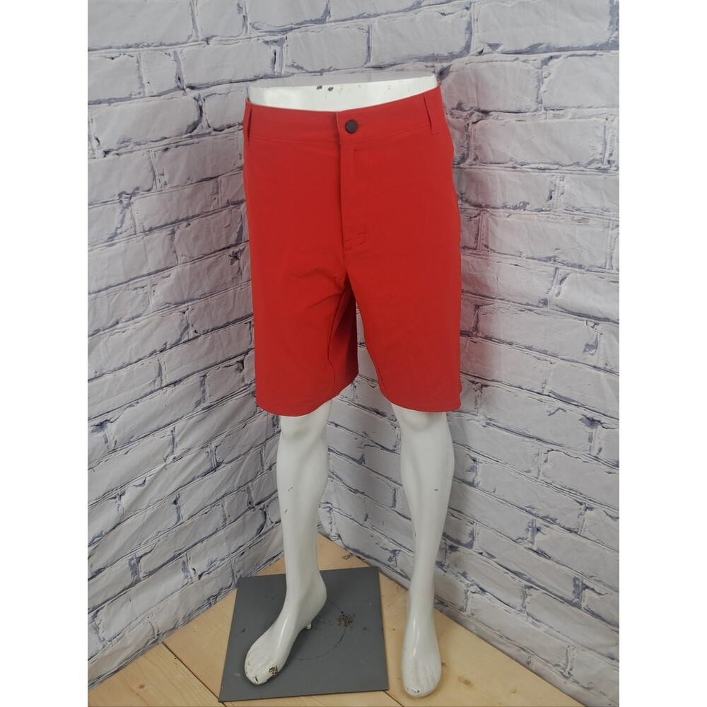NWT Oakley Two Stance Golf Shorts Dark Orange Bubba Watson 38 Actual 39"W